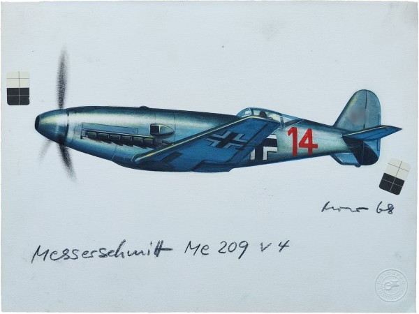 Originalzeichnung (1658) Landser KF