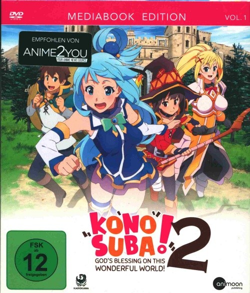 Konosuba Staffel 2 Vol. 1 DVD - Mediabook Edition
