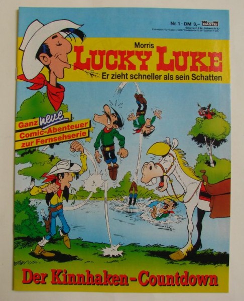 Lucky Luke (Bastei, GbÜ.) Nr. 1-15 kpl. (Z0-2)