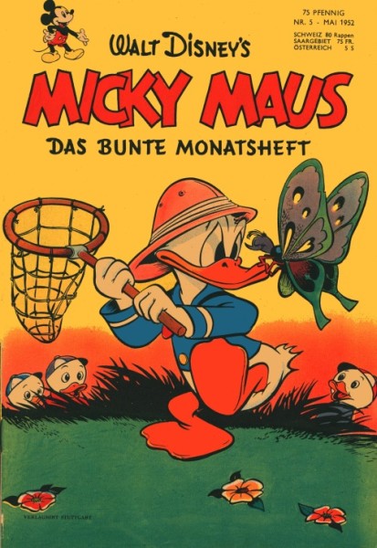 Micky Maus (Ehapa, Gb.) Jahrgang 1952 Nr. 1-12