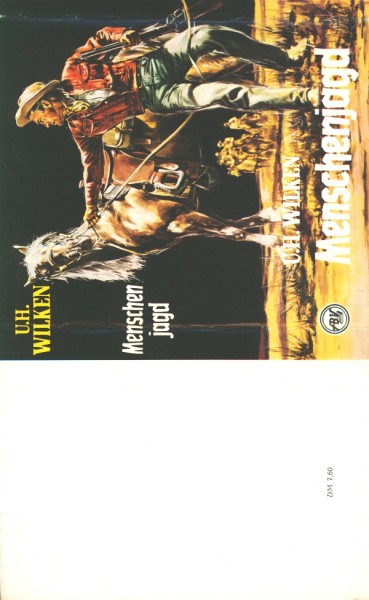 Wilken, U.H. Leihbuch SU Menschenjagd (Bach) nur Schutzumschlag