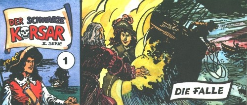 Schwarze Korsar (Nostalgie-Comic, picc.) 2. Serie Nr. 1-12