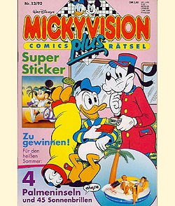 Mickyvision (Walt Disney's) (Ehapa, Gb.) Jhg. 1992 mit Beilage Nr. 1-26