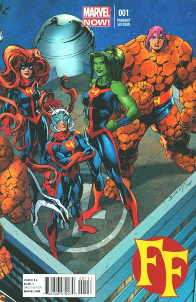FF (2013) Mark Bagley Variant Cover 1