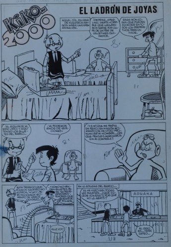 Originalzeichnung (0292) Kiko-2000 6 Seiten zus. ÜF