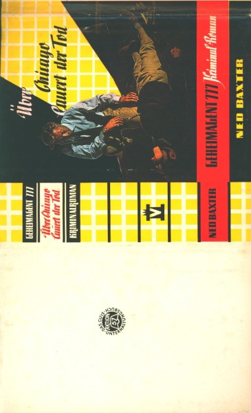 Baxter, Ned Leihbuch SU Über Chikago lauert der Tod (Imma) nur Schutzumschlag