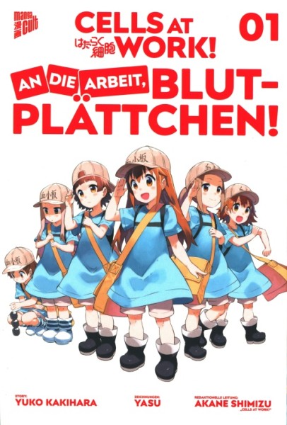 Cells at Work! An die Arbeit Blutplättchen (Manga Cult, Tb.) Nr. 1-4