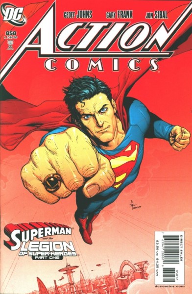Action Comics (1938) 2nd Printing Variant Cover 858