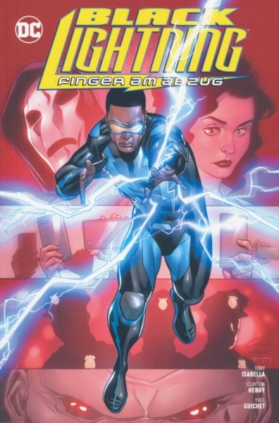 Black Lightning (Panini, Br., 2018) Finger am Abzug