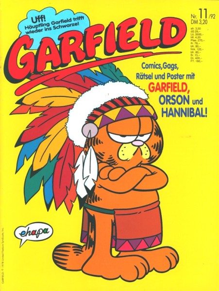Garfield (Bavaria, GbÜ.) Jahrgang 1992 Nr. 1-12