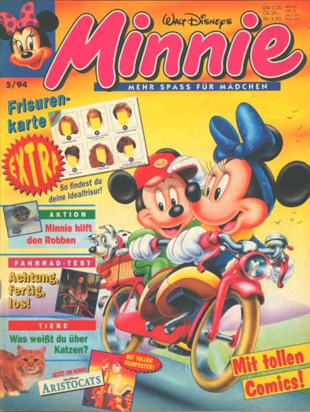 Minnie (Ehapa, Gbü.) Jhrg. 1994 Nr. 1-12