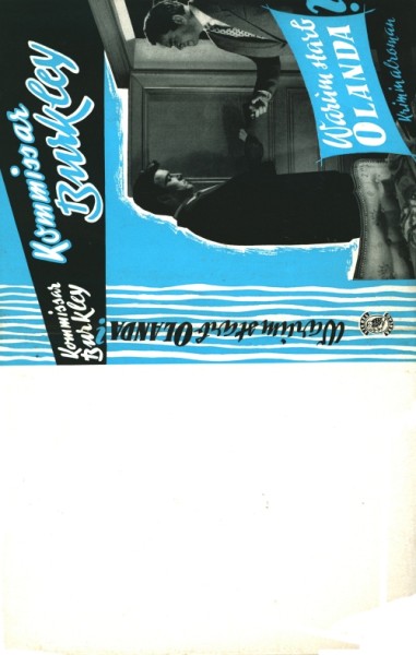 Kommissar Burkley Leihbuch SU Warum starb Olanda? (Liebel) nur Schutzumschlag