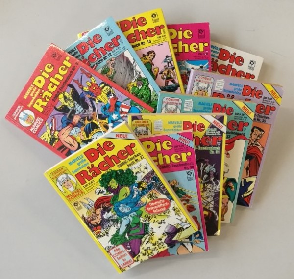 Paket 3805 10 verschiedene Rächer Taschenbücher (Condor, Tb.) (Z0-2)