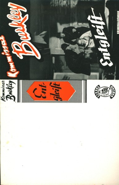 Kommissar Burkley Leihbuch SU Entgleist (Liebel) nur Schutzumschlag