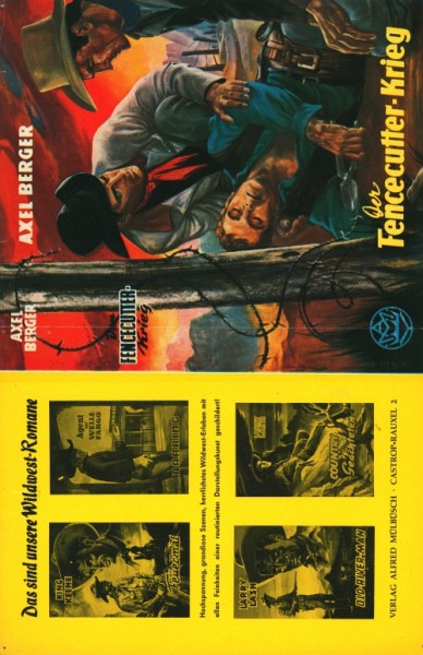 Berger, Axel Leihbuch SU Fencecutter-Krieg (Mülbüsch) nur Schutzumschlag