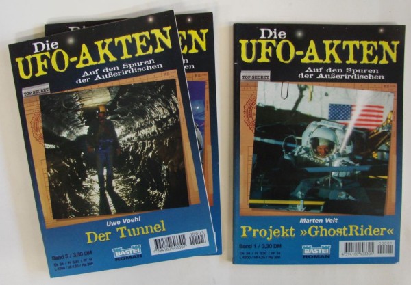 Ufo Akten (Bastei) Nr. 1-25 kpl. (Z3) mit Sammelband