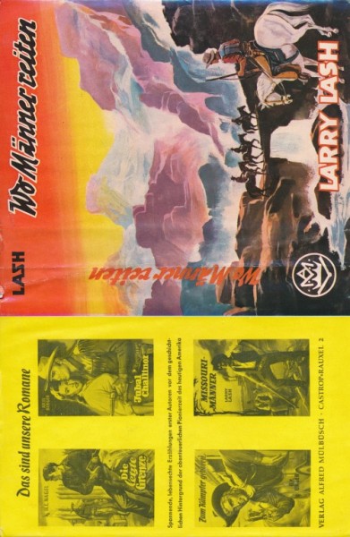 Lash, Larry Leihbuch SU Wo Männer reiten (Mülbüsch) nur Schutzumschlag