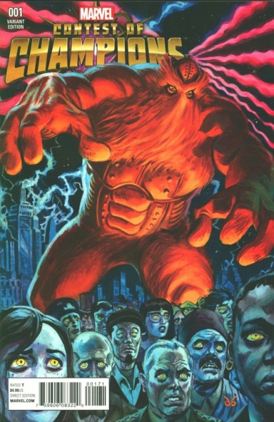 Contest of Champions (2015) Monster Variant Cover 1