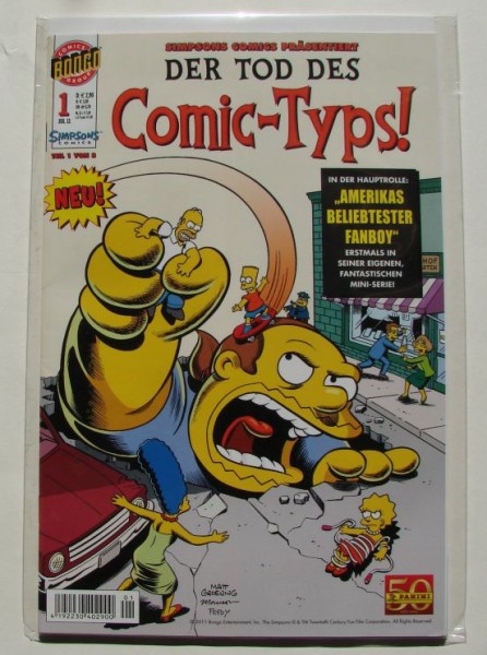 Simpsons: Tod des Comic-Typs (Dino, Gb.) Nr. 1-3 kpl. (Z1-2)