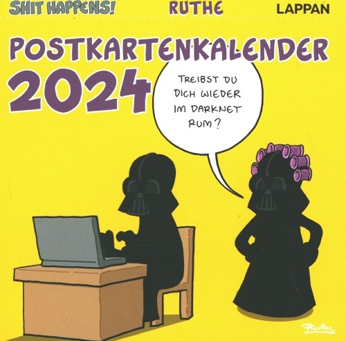 Shit Happens! Postkartenkalender 2024