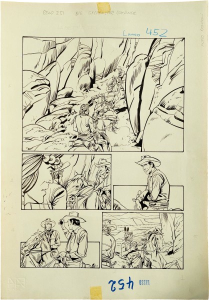 Originalzeichnung (1505) Lasso 452 27 Seiten zus. ÜF