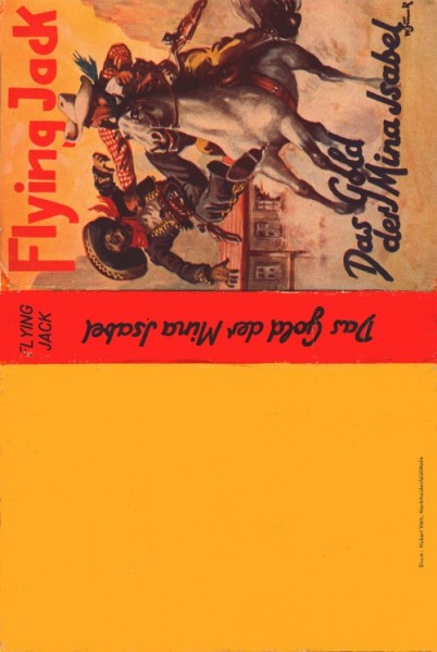 Flying Jack Leihbuch SU Gold der Mina Isabel (Liebel) nur Schutzumschlag
