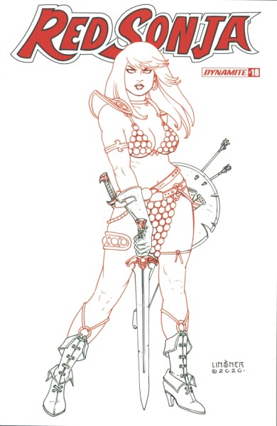 Red Sonja (2019) 1:20 Variant Cover 18