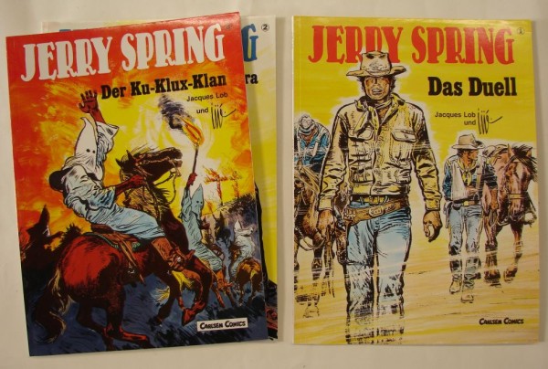 Jerry Spring (Carlsen, Br.) 1. Auflage Nr. 1-10 kpl. (Z1-2)