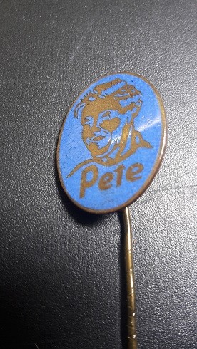 Pete Anstecknadel blau/silber(Original)