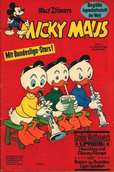 Micky Maus (Ehapa, Gb.) Jahrgang 1965 Nr. 1-52