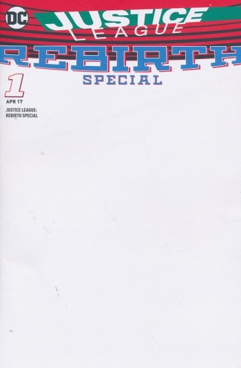 Justice League: Rebirth Special (Panini, Gb., 2017) Variant Sketch Variant