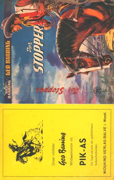 Barring, (Geo) Leihbuch SU Stopper (Widukind) nur Schutzumschlag
