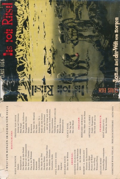 Eigk, Claus Leihbuch SU Rote Rätsel (Weiss) nur Schutzumschlag