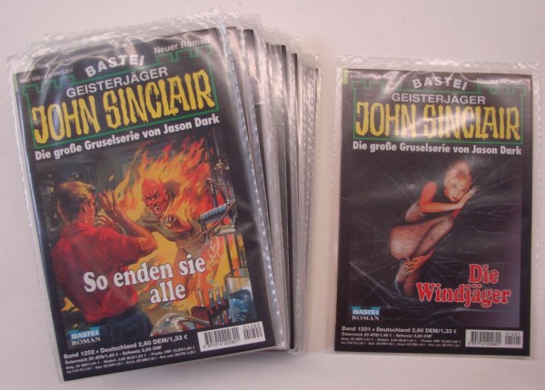 John Sinclair in 100er Paketen (Bastei) 1. Auflage Nr. 1201-1300 zus. (Z0-1)