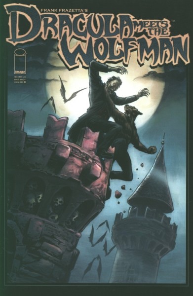 Frank Frazetta's Dracula Meets the Wolfman (Cover B) 1