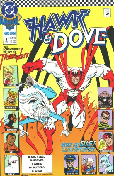 Hawk and Dove (`89) Annual 1,2