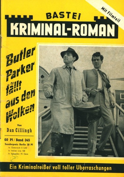 Bastei Kriminal Roman (Bastei) Butler Parker Nummern aus 219-421