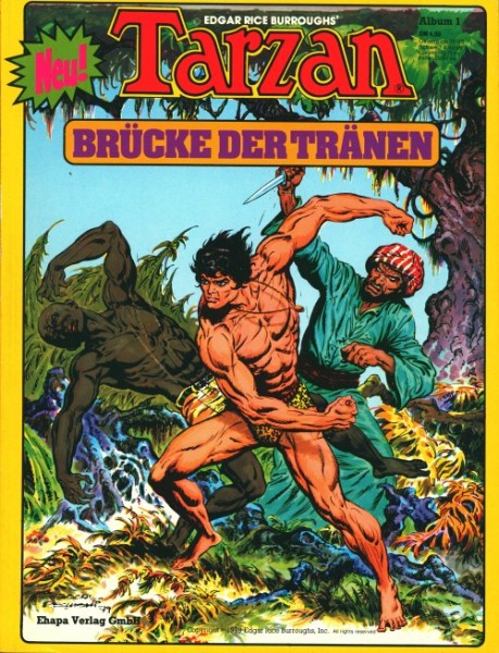 Tarzan (Ehapa, Br.) Nr. 1-7 kpl. (Z3)