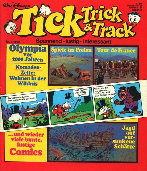 Tick, Trick und Track (Ehapa, Gbü.) Jhrg. 1980 Nr. 3-12