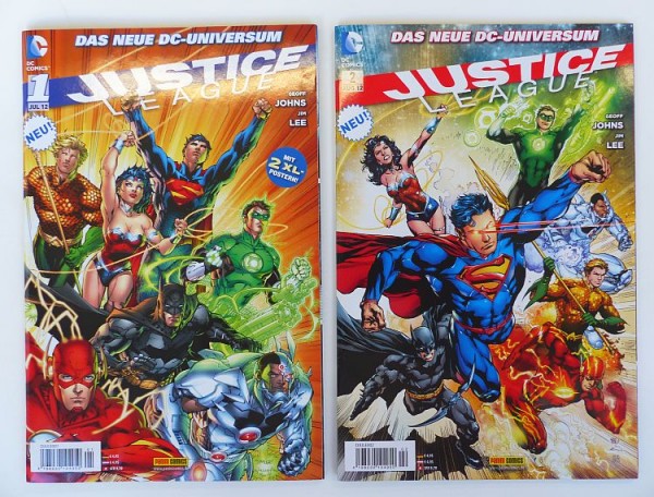 Justice League (Panini, Gb., 2012) Nr. 1-57 kpl. (Z1) (geboardet)