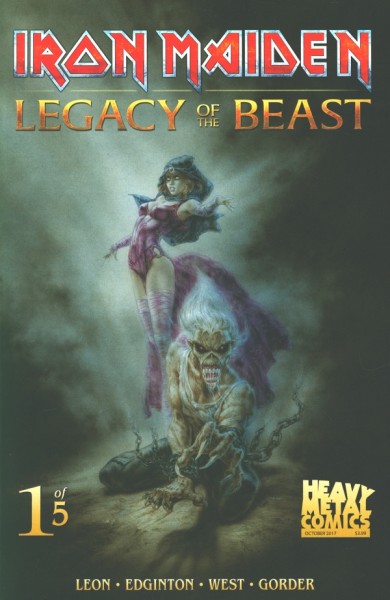 Iron Maiden Legacy of the Beast (2017, Cover B) 1-5 kpl. (Z1)
