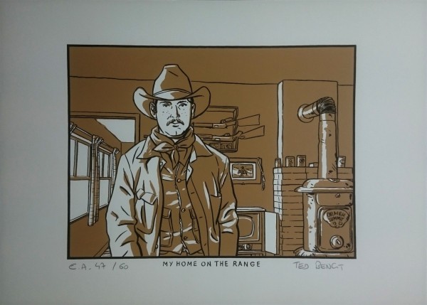 Ted Benoit Druck Miami USA My home on the range