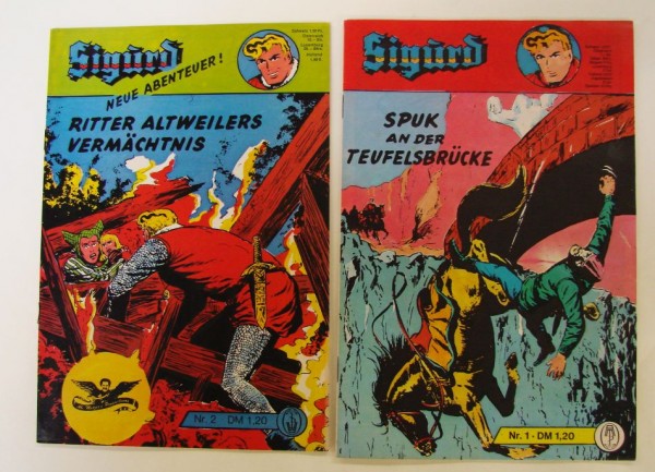 Sigurd (Melzer, Gb.) Nr. 1-20 kpl. (Z0-2)