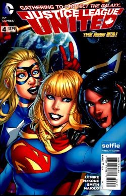 Selfie Variant Cover Justice League United 4