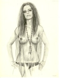 Originalzeichnung Erotische Pin-ups (Bild 040)