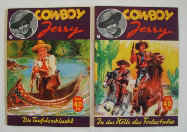 Cowboy Jerry (Glöß und Co) Nr. 1-20 kpl. (Z1-2)
