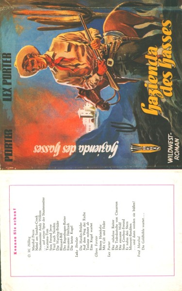 Porter, Lex Leihbuch SU Hazienda des Hasses (Bewin) nur Schutzumschlag