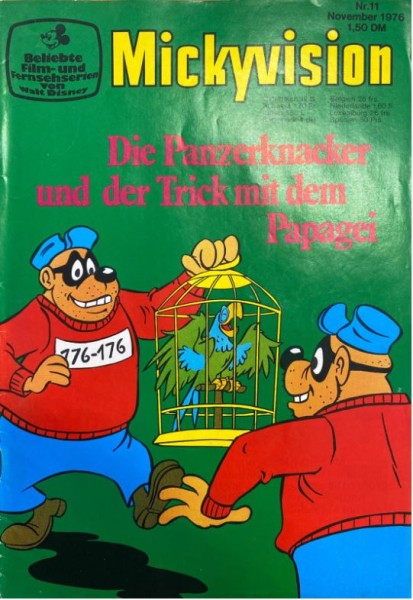 Mickyvision (Walt Disney's) (Ehapa, Gb.) Jhg. 1976 mit Beilage Nr. 11