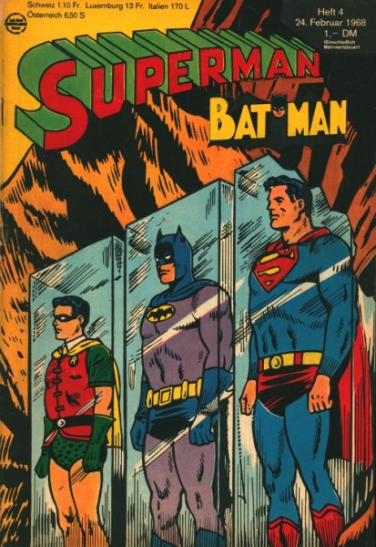 Superman (Ehapa, Gb.) Jahrgang 1968 Nr. 1-26