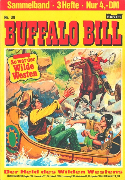 Buffalo Bill Sammelband (Bastei, Gb.) Nr. 1-42,1043-1049